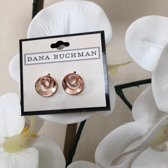 3/25✅Dana Buchanan/Woman’s Swirl Buttons Earring. - Picture 2 of 3
